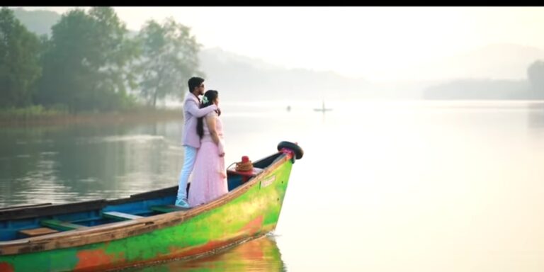 Prewedding shooting on boat @honavar