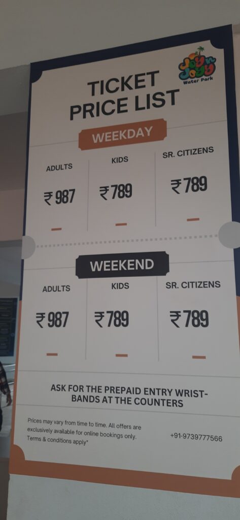 Honavara Water Park Ticket Price | Entry Fees Offers & Timings